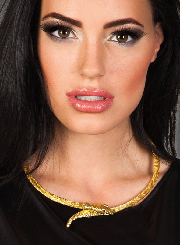 Artikelbild 1 des Artikels “Schlangen Halskette goldfarben “