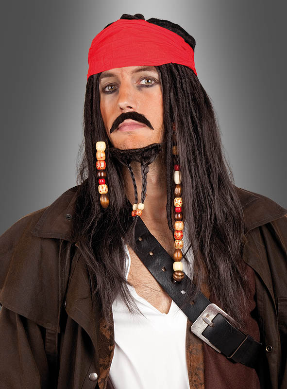 Product image 1 of the product “Pirate Wig with Beard ”