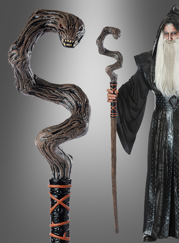 Artikelbild 1 des Artikels “Fantasy Stab mit Schlangenkopf 150cm “