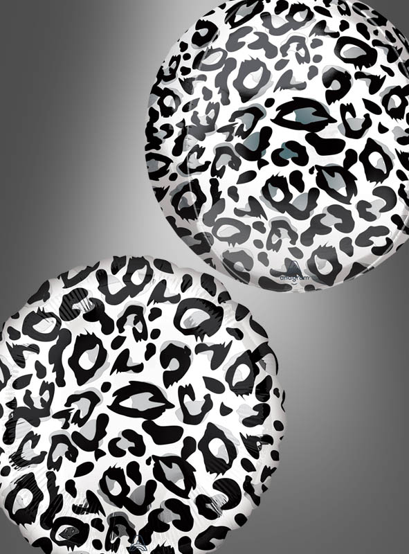 Product image 1 of the product “Snow Leopard Foil Balloon Orbz or Disc ”