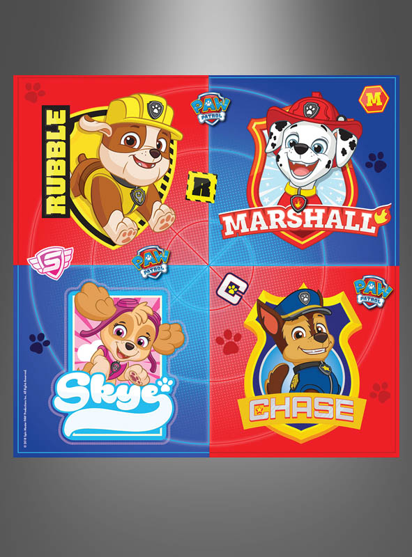 Product image 1 of the product “16 x Paw Patrol Napkins blue-red ”