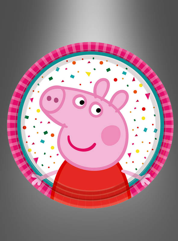 Product image 1 of the product “8 x Peppa Pig Plates 18 cm ”