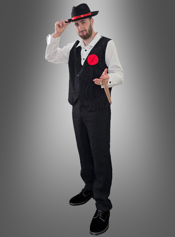 Product image 1 of the product “Gangster Pinstripe Suit Costume Carlo ”