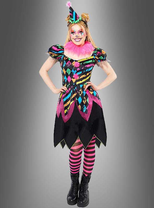 Artikelbild 1 des Artikels “Zirkus Clown Neon Kostüm Damen “
