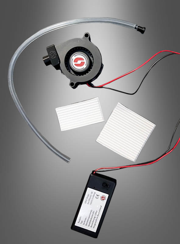 Product image 1 of the product “Little Fan System for Masks and Helmets ”