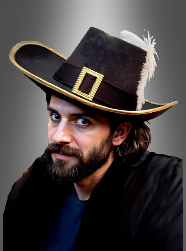 Product image 1 of the product “Musketeer Hat with Feathers ”