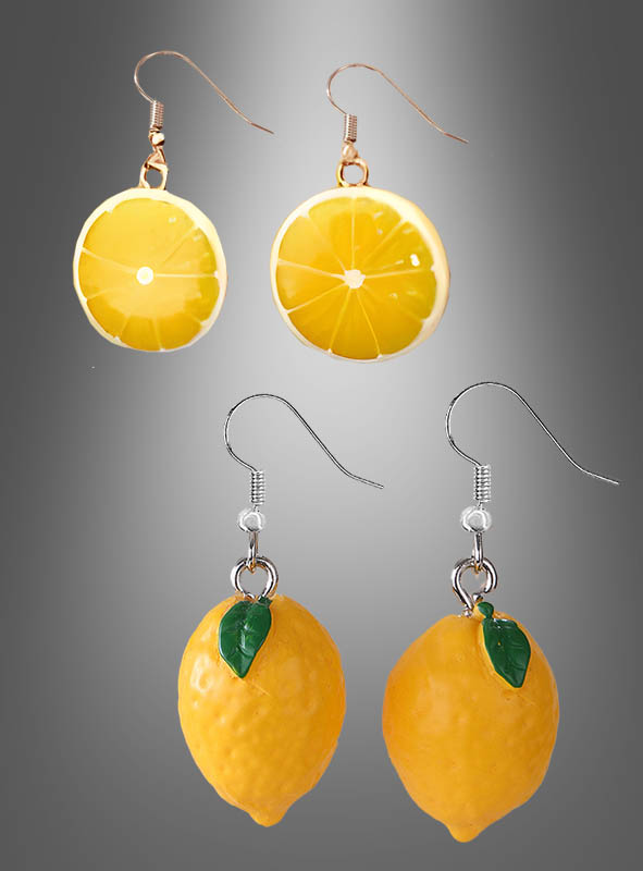 Product image 2 of the product “Earrings Lemon Slices or whole Fruits ”