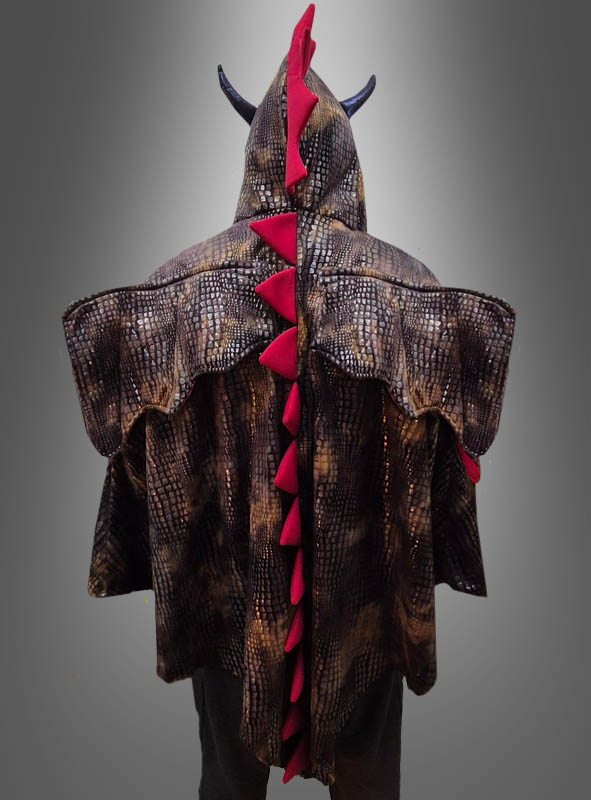 Product image 2 of the product “Black Dragon Poncho Costume Adult ”