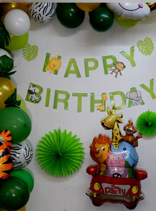 Product image 2 of the product “Great Zoo Animals Balloon Decoration 149 Parts ”