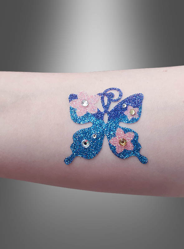 Product image 2 of the product “Butterfly Glitter Tattoo Set ”