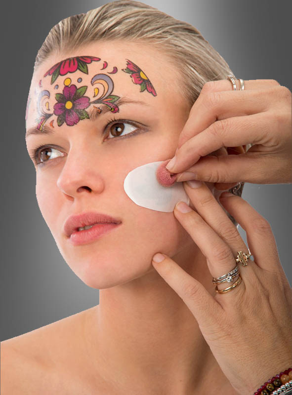 Product image 2 of the product “Day of the Dead face tattoos ”