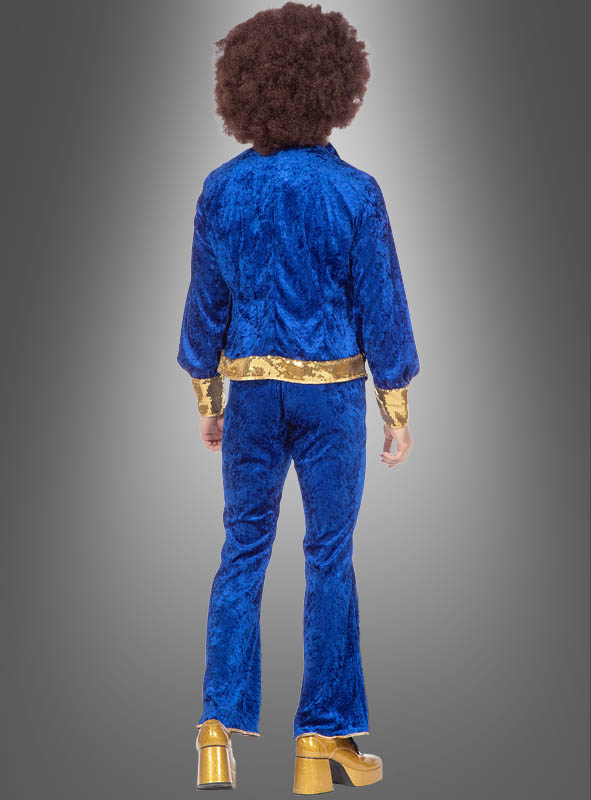 Artikelbild 2 des Artikels “Glitzer Disco Anzug blau-gold “