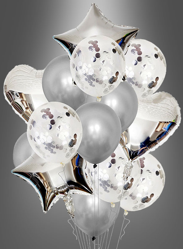 Product image 2 of the product “Glamour Balloon Bouquet black, gold or silver ”