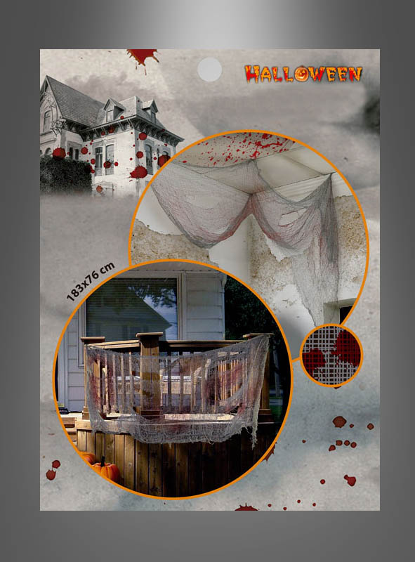 Artikelbild 2 des Artikels “Blutiger Dekostoff 183x76cm Halloween “