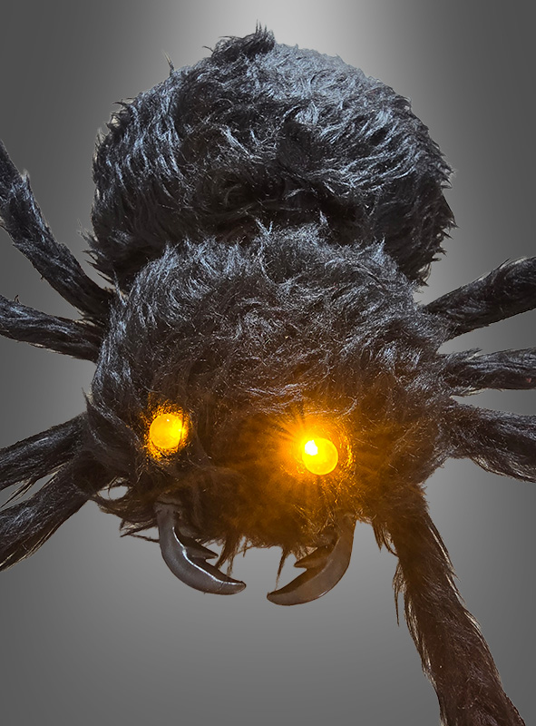 Artikelbild 2 des Artikels “Schwarze Riesenspinne 150cm mit LED Augen “