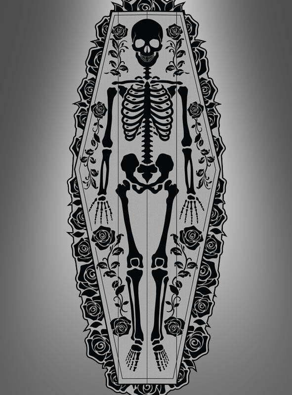 Artikelbild 2 des Artikels “Skelett Tischläufer 183x60cm Halloween “