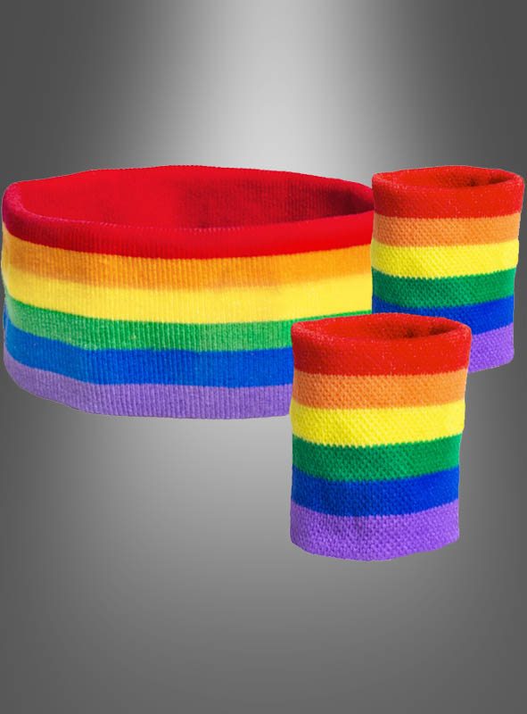 Product image 2 of the product “Sweatband Set Rainbow CSD ”