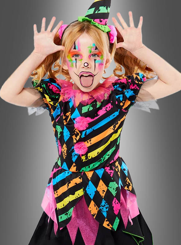 Artikelbild 2 des Artikels “Zirkus Clown Neon Kostüm Mädchen “