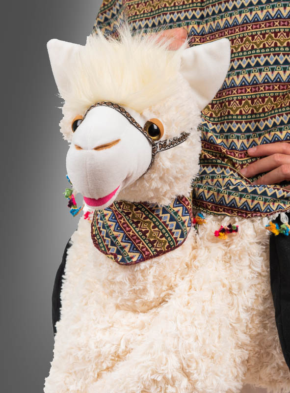 Artikelbild 2 des Artikels “Lama Kostüm 2 Teiler Alpaka mit Poncho “