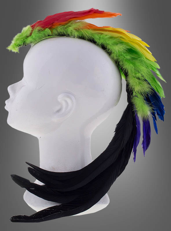 Product image 2 of the product “Colourful Feather Hairpiece ”