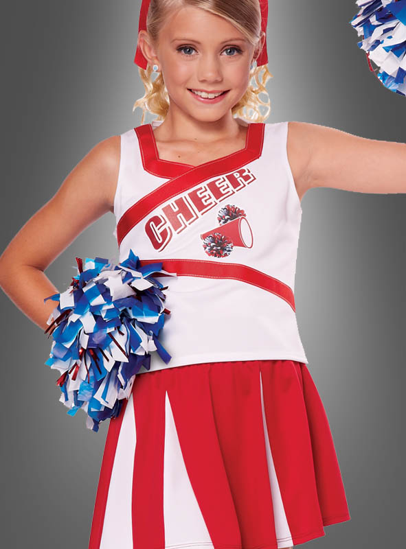 Artikelbild 2 des Artikels “Cheerleader Kostüm Kinder inkl. Pompons “