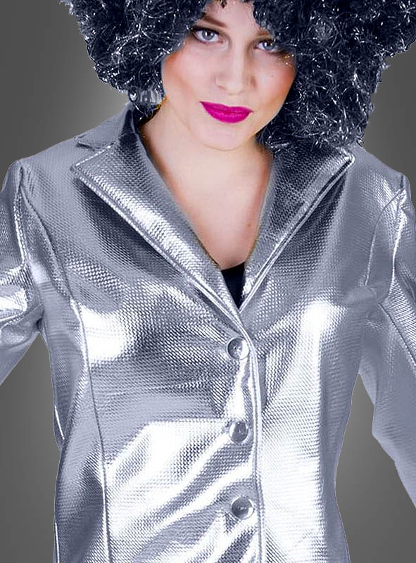 Product image 2 of the product “Disco Fever Metallic Jacket gold or silver ”