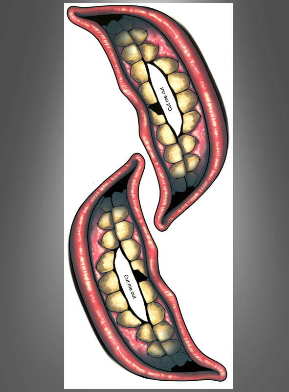 Artikelbild 2 des Artikels “Big Mouth Tattoo Schminke “