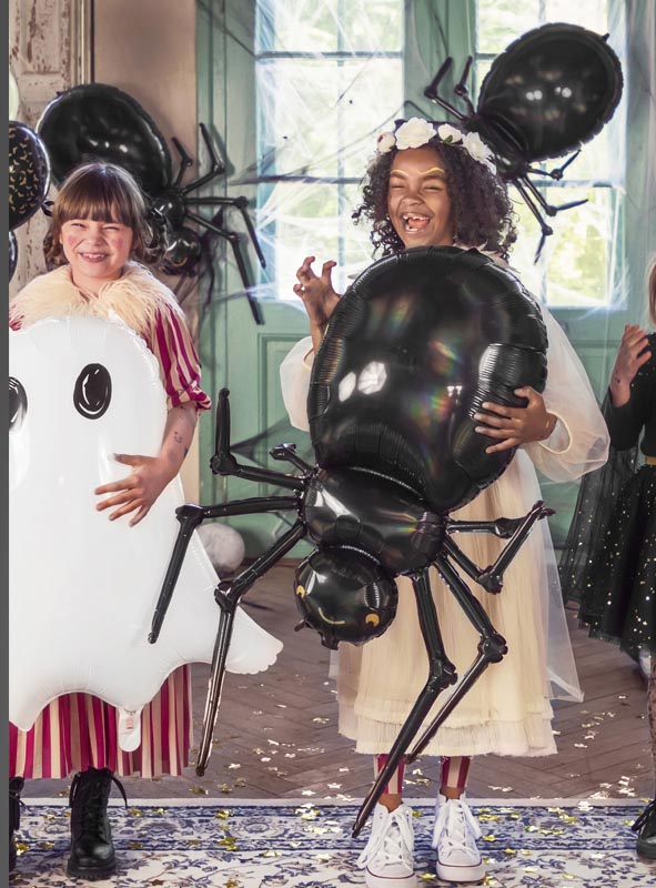 Product image 2 of the product “Giant Spider 101 cm Foil Balloon as Halloween Decoration ”