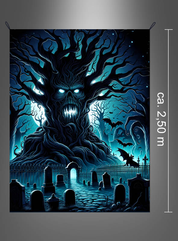 Artikelbild 2 des Artikels “Geisterbaum 250x190cm bedruckter Stoffhintergrund waschbar “
