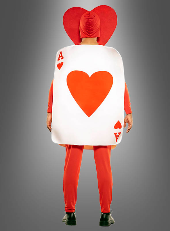Artikelbild 2 des Artikels “Spielkarten Kostüm Herz Ass Unisex “
