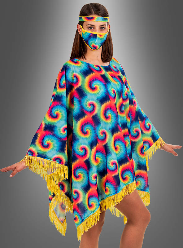 Product image 2 of the product “Colourful Hippie Poncho Plus Size Unisex ”
