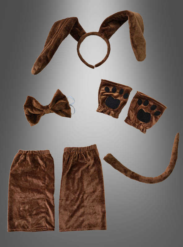 Artikelbild 2 des Artikels “Braunes Hund Kostüm Set aus Plüsch “