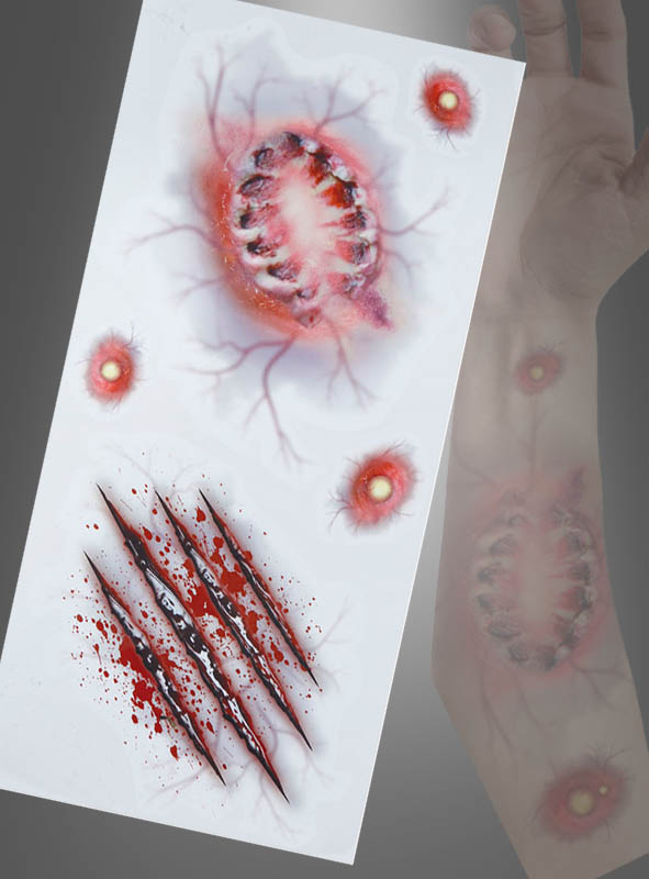 Product image 2 of the product “Bite wounds tattoo ”