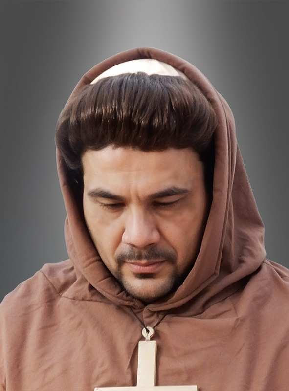 Artikelbild 2 des Artikels “XXL Mönchskutte mit Glatzen-Perücke und Kreuz S-5XL “