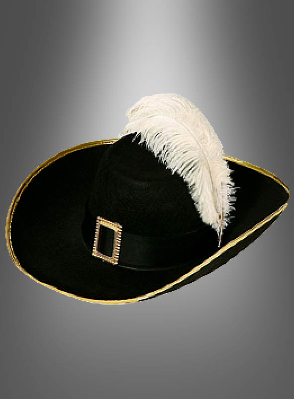 Product image 2 of the product “Musketeer Hat with Feathers ”