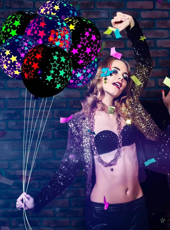 Artikelbild 2 des Artikels “Neon Ballons Schwarzlicht “