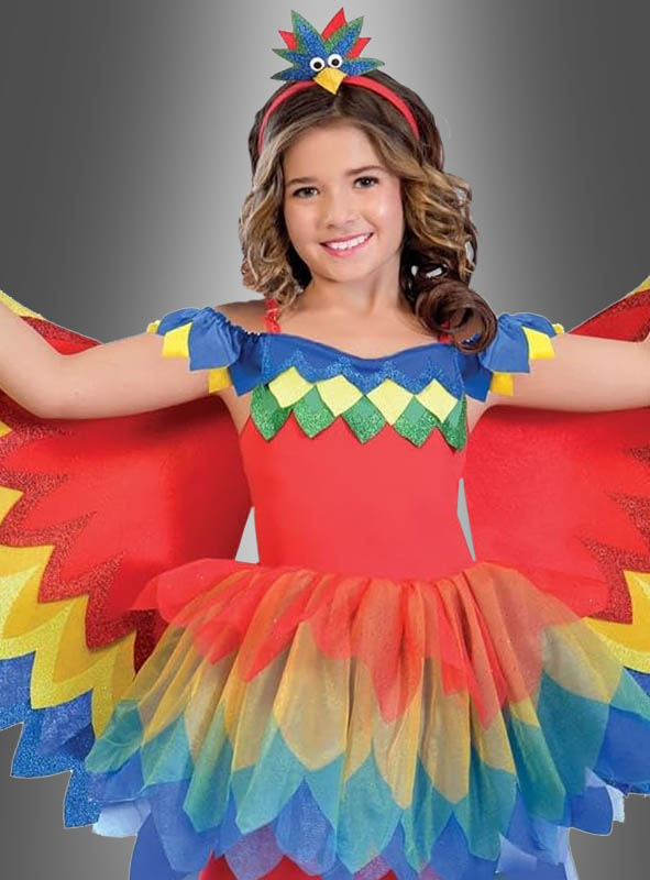 Product image 2 of the product “Paradise Bird Parrot Costume for Girls ”