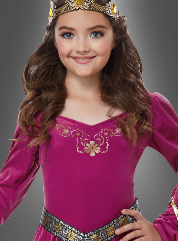 Product image 2 of the product “Medieval Dress Rose Children Costume ”