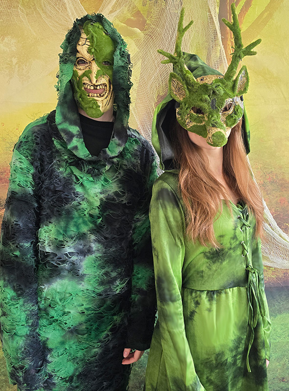 Artikelbild 2 des Artikels “Kapuzenkleid Waldfee oder Mooshexe “