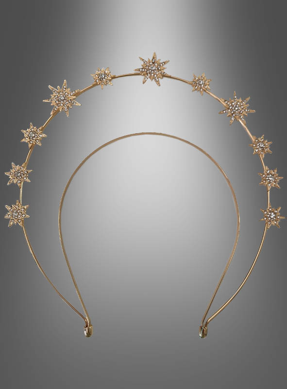 Product image 2 of the product “Headband Stars Metal gold ”