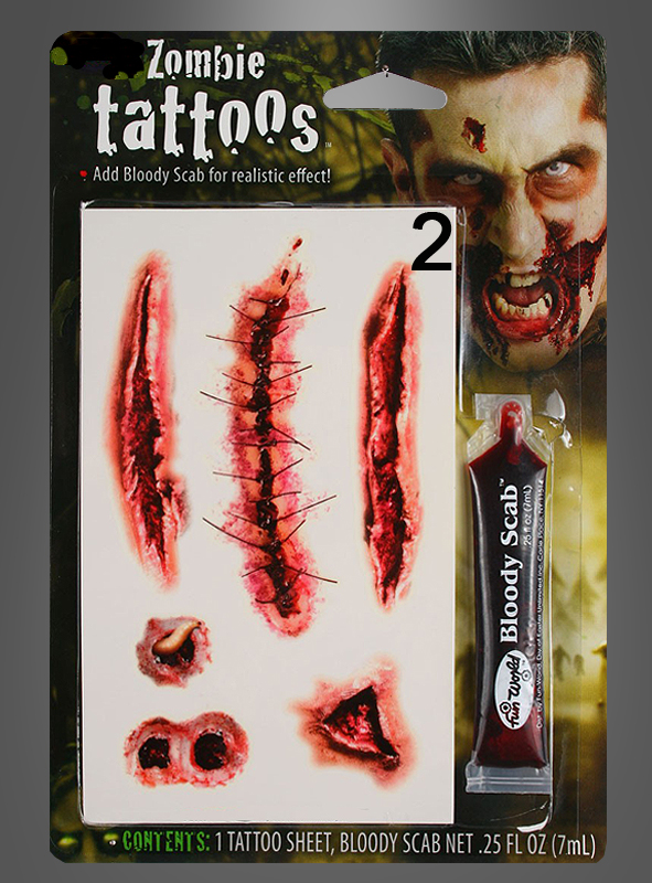 Artikelbild 2 des Artikels “Blutige Narben Tattoo Wunden “