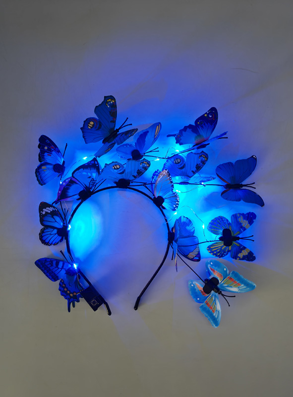 Artikelbild 3 des Artikels “Schmetterling Haarreif mit oder ohne LED “