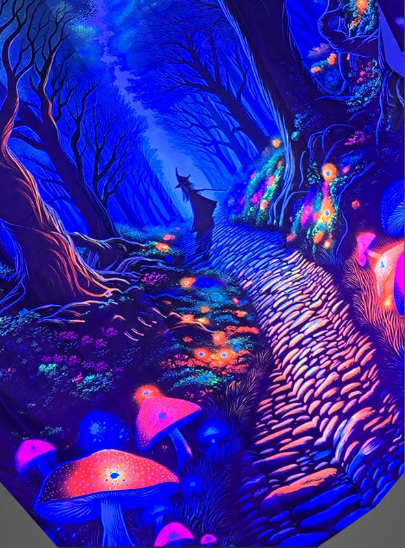 Artikelbild 3 des Artikels “Magischer Zauberwald UV Fotowand 120x185cm waschbar “