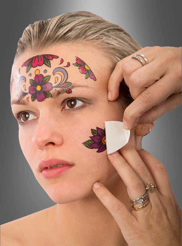 Product image 3 of the product “Day of the Dead face tattoos ”