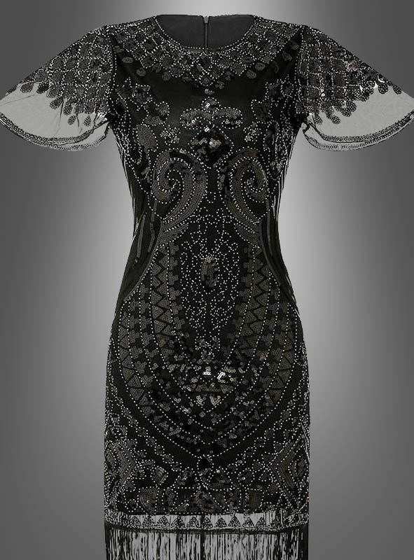 Artikelbild 3 des Artikels “20er Jahre Kleid Kurzarm mit Pailletten Grace “