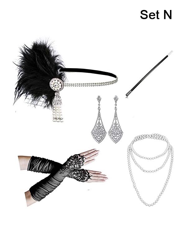 Product image 3 of the product “20s Accessory Set 5 pieces silver ”