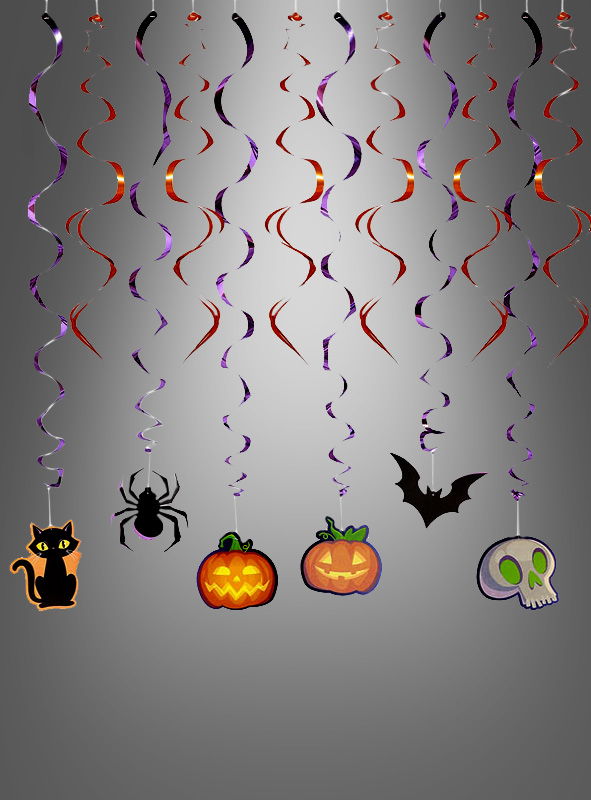 Artikelbild 3 des Artikels “Halloween Girlande Swirl metallic 12er Pack “
