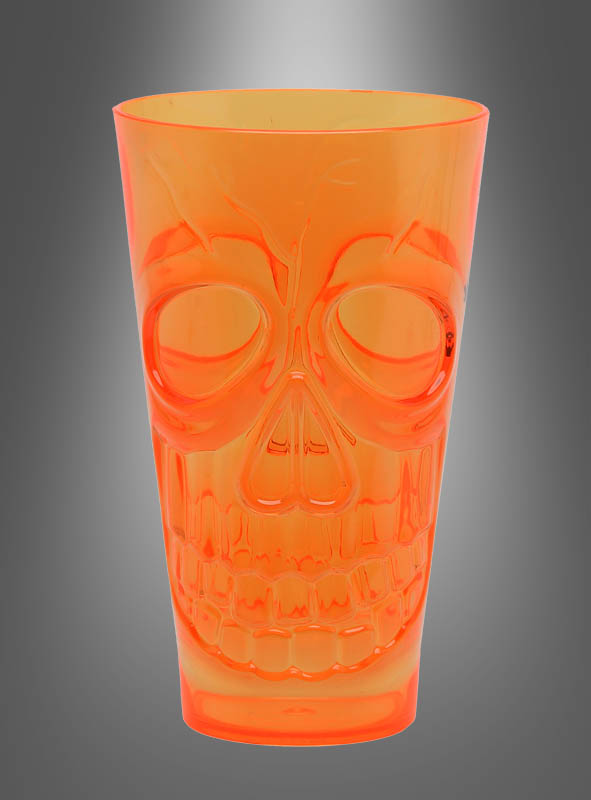 Product image 3 of the product “Halloween drinking glass with skull ”