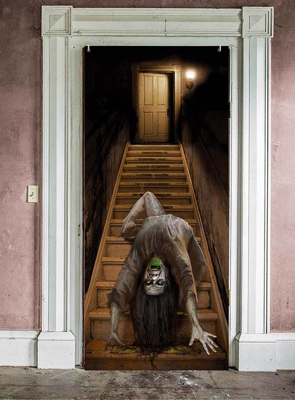 Product image 3 of the product “Halloween Door Poster Nun or Stairs 179x80cm ”