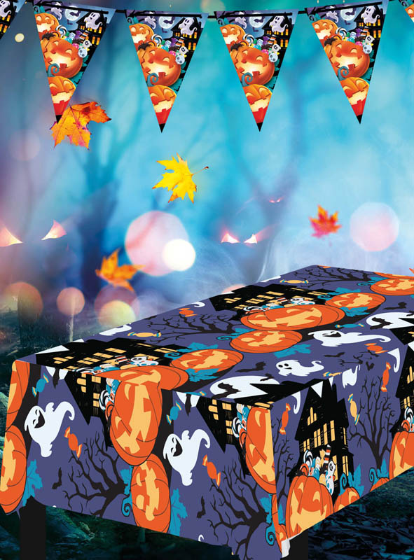 Product image 3 of the product “Table Cloth Halloween Deco various Designs ”